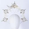Стразы Богиня Корона Универсальные Макияж Головной убор Свадебная Корона Ободок для Свадеб и Косплея