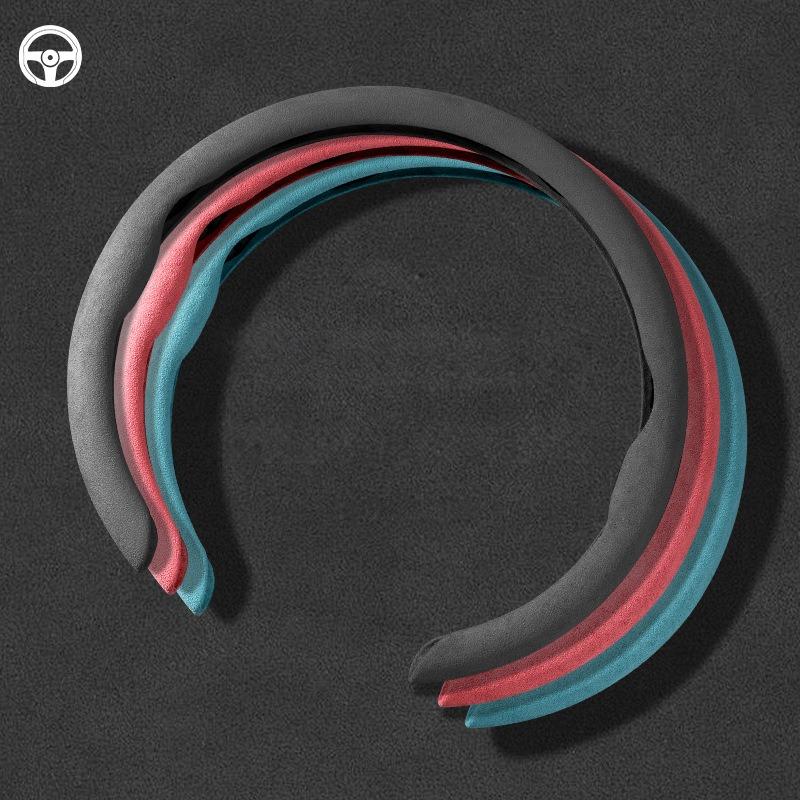 Ultra thin Suede Car Steering Wheel Cover Universal 15 Inch/38cm Cover For BYD Tang DM Lied Max Yuan S7 Qin 80 Lied Pro ATTO 3