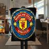 Man Utd Print FlAannel Blanket, High quality Comfortable for All Seasons, Home Decor, Warmth and Comfort
