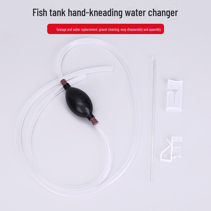 Hand-Kneaded Aquarium Water Changer, Extended Version for Easy Cleaning