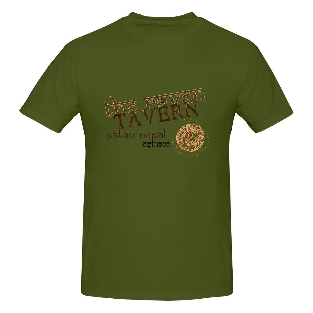 Футболка The Raven Tavern Облачное Ощущение Универсальная Однотонная Футболка для Улицы