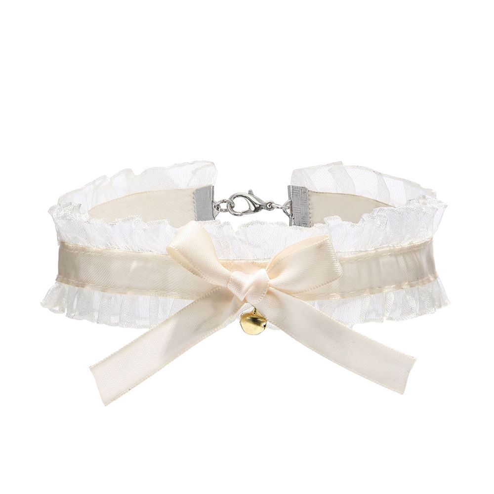 Подвеска горничная бант колокольчик ожерелье женщина ключица цепочка корейское ожерелье косплей шея ювелирные изделия