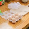 Transparent 6 Grids Eggs Holder Leakproof Eggs Carriers Portable Egg Tray Camping