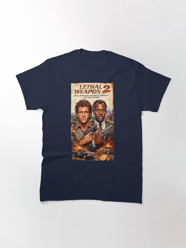 Lethal Weapon Lethal Weapon 2 Buddy Cop Fine Art Tribute Classic T-Shirt