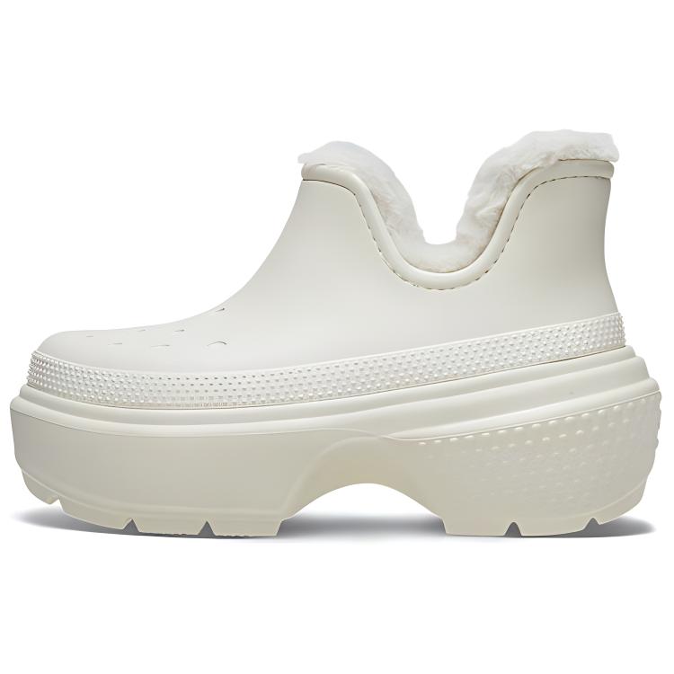 Crocs Ботильоны на платформе унисекс белые 210673-0JI