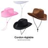 Cowboy Hat Sunhat with Wide Brim for Men Women Camping and Events