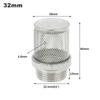 1PCS 20/25/32MM 304 Stainless Steel Mesh Filter Garden Irrigation Pump Hose Filter Water Cleaning Mesh Metal Filter