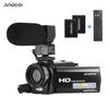 Andoer HDV-201LM 1080P FHD Digital Video Camera Camcorder DV Recorder 24MP 16X Digital Zoom 3.0 Inch LCD Screen