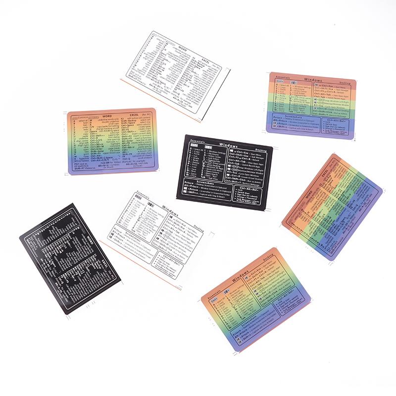 2 шт. Windows/Word справочная клавиатура компьютер ярлык наклейки клейкие съемные наклейки для быстрого справочника клавиатура руководство