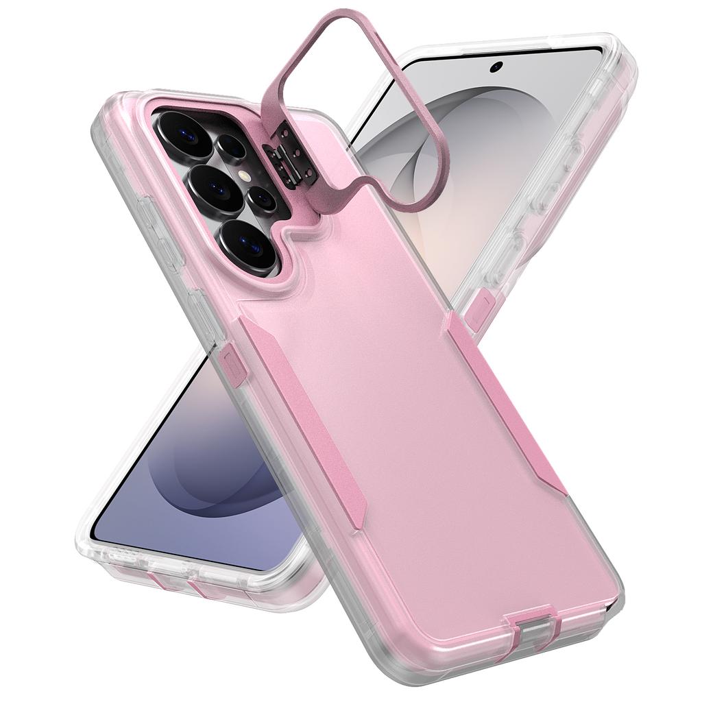 Для Samsung S26 + S25 S24 S23 Ultra Plus Чехол Гибридный Прочный Жесткий Задняя Крышка Телефона Защита Камеры Подставка Защитная Оболочка
