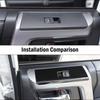 Glossy Black Window Lift Switch Button Decor Trim Cover Bezels for 4runner 2010+