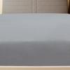 136203 vidaXL Draps-housses Jersey 2 pcs Gris 100x200 cm Coton