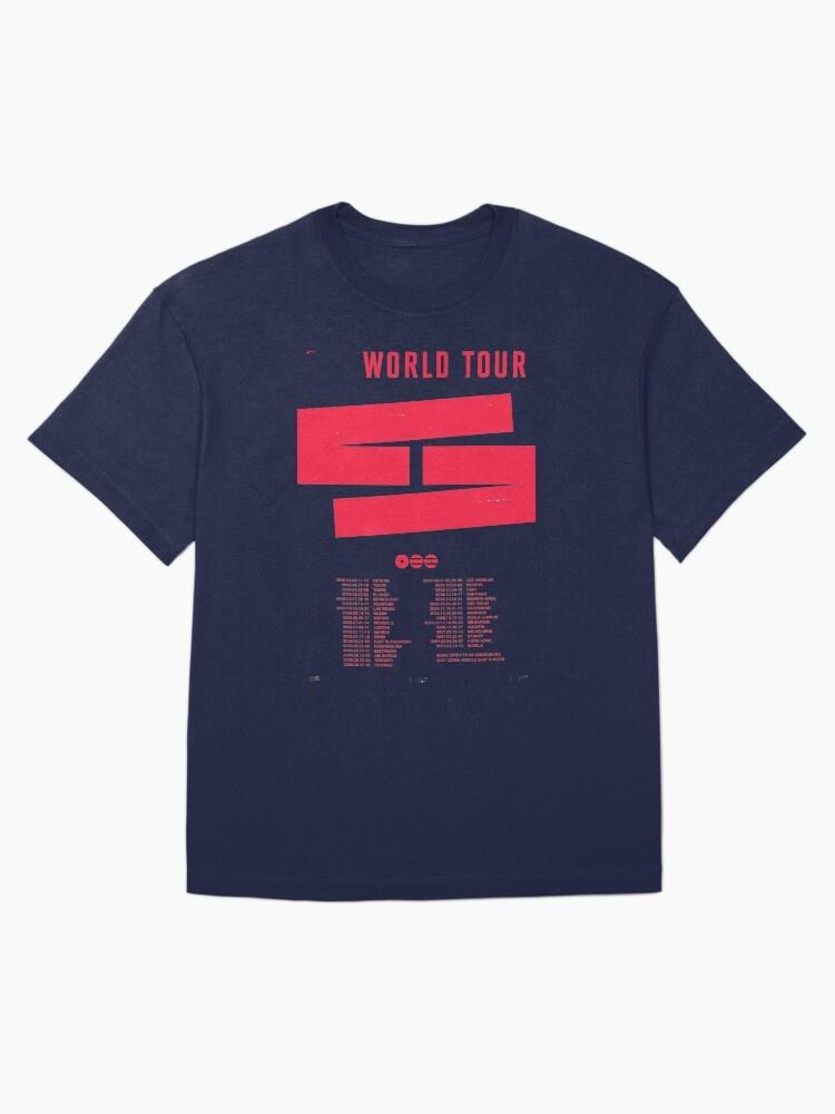 Arirang World Tour 2026 AYM Оверсайз Футболка Летняя Мужская Женская Роскошная Мода Уличная Одежда Y2K Хлопковая Оверсайз Футболка