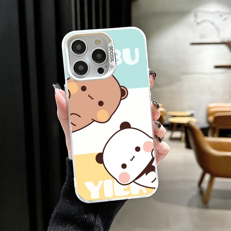 Мультяшный Милый Мягкий Чехол Bubu Dudu для iPhone 15 16 17 Pro Max 17Air 16E 14 Plus 13 12 Mini Ударопрочный Задний Корпус