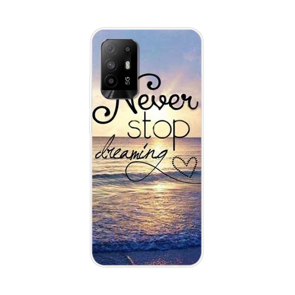 Чехол для Oppo Reno5 Z Чехол с рисунком Цветы Животные Силиконовый Чехол для OPPO Reno 5Z Reno 5 Z 5G 6.43'' Чехол Бампер Чехол для Телефона Coque