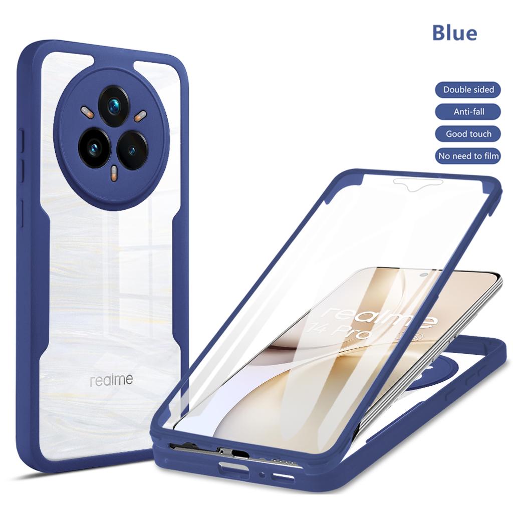 Ударопрочный чехол для Realme 14 Pro 5G Pro+ Plus с защитой всего корпуса на 360°