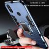 For Redmi Note 14 13 12 Pro Honor X8 X9a X9b Samsung A13 A14 A15 iPhone 16 15 Pro Hard PC + Soft TPU 2 In 1 Ring Holder Design Phone Case with Stand