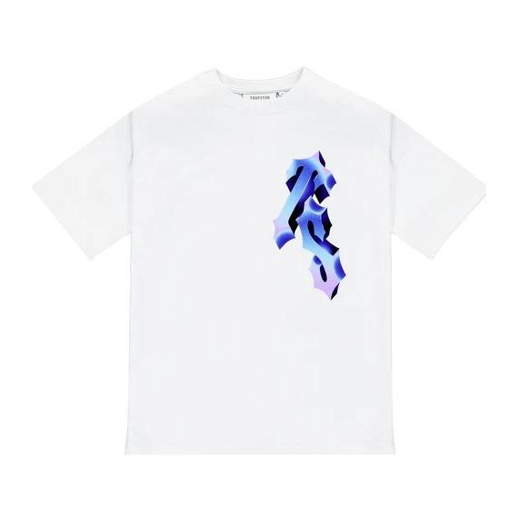 Summer new couple loose printing short-sleeved T-shirt men's and women's trendy casual top