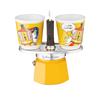 Bialetti Mini Express Lichtenstein Coffee Maker 2 Cups Yellow