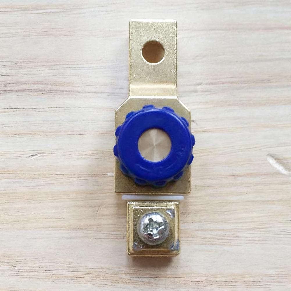 Клемма отключения аккумулятора мотоцикла Защита от утечки Отсоединение Сплав цинка Аккумулятор Для автомобиля Лодки Морской Автодом Синий S5J9