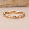Изящные маленькие кольца из циркония для женщин, тонкая полоска золотого цвета, темпераментное кольцо на палец, ювелирное изделие