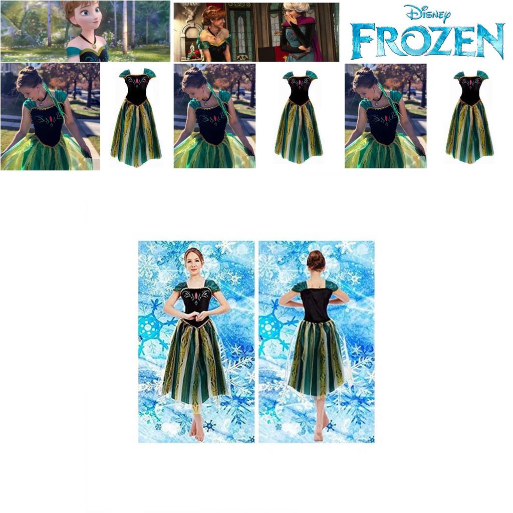 Замороженное Взрослое Платье Принцессы Анны Праздничный Костюм Платье для Выступлений Платье Принцессы Анны