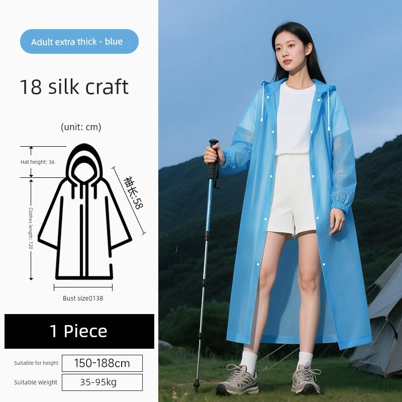Disposable Raincoat for Children and Elementary School Students, 2025 New Model, Thickened, Portable, Full-Body Storm-Proof with Backpack Space