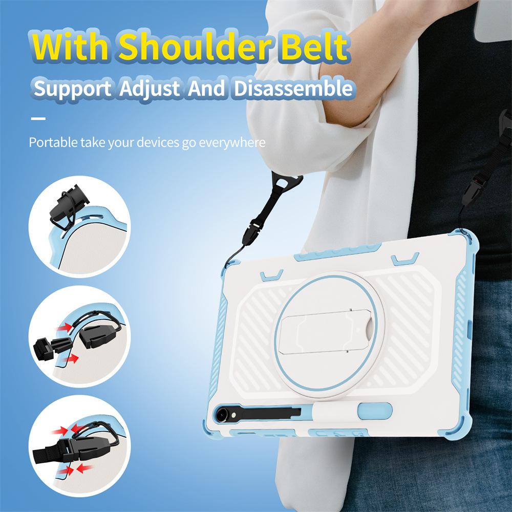 Suitable for Samsung tablet protective case S7+ S7FE S8plus S9FE S9+ S10plus with rotating stand A11plus