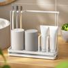 Стеллаж для хранения, держатель для губки, прочная конструкция, прочная несущая способность, кухонный, спальный, дозатор для мыла со съемным подносом