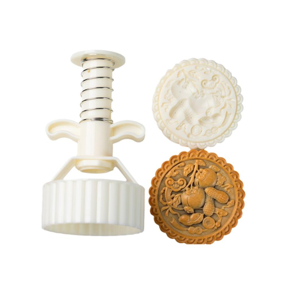 Hand Press Mid-Autumn Festival Moon Cake Mold Pastry Mold  Kitchen