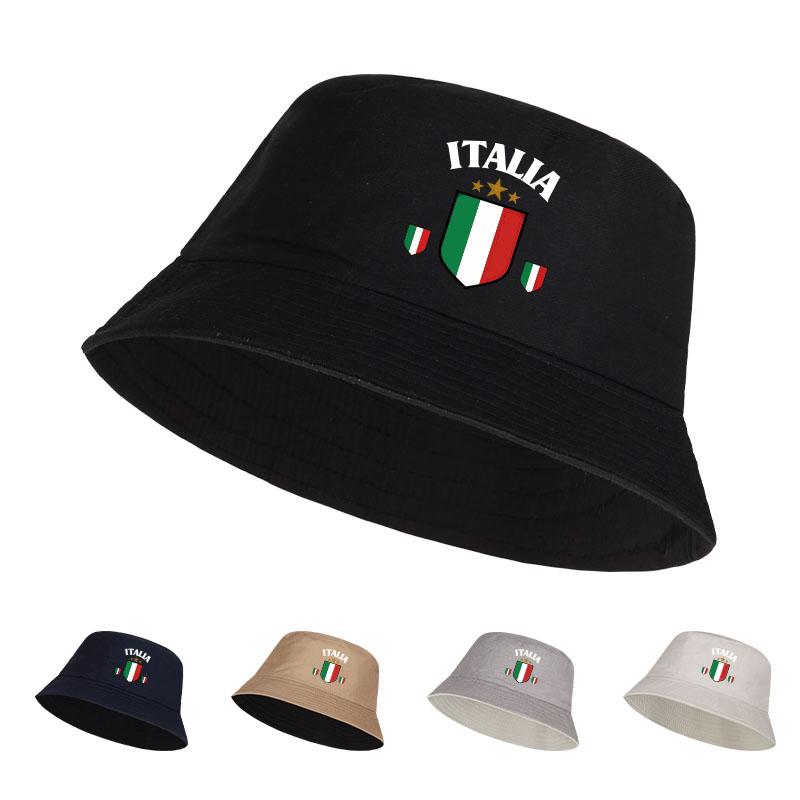 MLFO “ITALIA” Рыбацкая шляпа с принтом флага Легкая, дышащая, складная Спортивный классический стиль Унисекс Подарок для итальянского фаната
