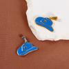 Waterproof Streetwear Enamel Cowboy Boot Pendant 18k Gold Plated Stainless Steel Charms For Diy Jewelry Accessories