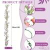 2 шт. Искусственная гирлянда из цветов Baby Breath, 1,8 м, искусственная подвесная гирлянда из гипсофилы для свадебной вечеринки, домашний декор, настенный фон