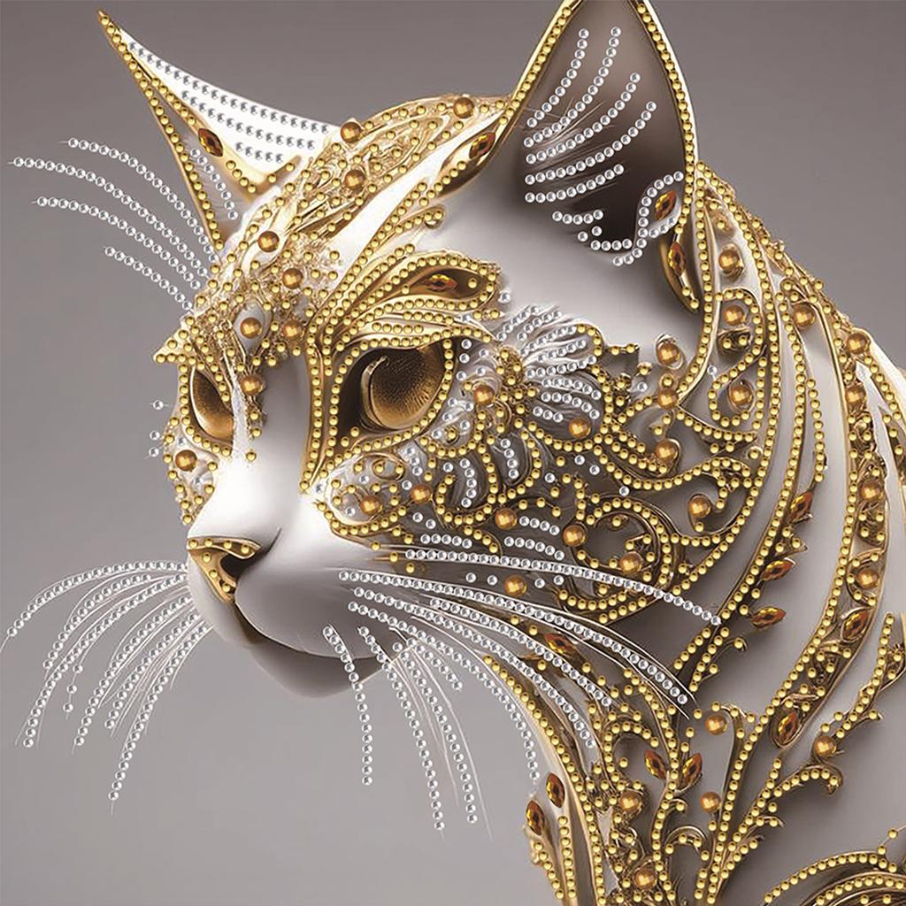 Специальная форма кошки DIY Частичная Алмазная Живопись Наборы для Взрослых Домашний Настенный Декор Алмазные Точки Каменное Искусство Наборы 11.81x11.81 дюйма