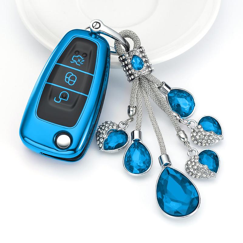 Подходит для Ford Maverick Key Cover13-18Fox17-18Чехлы для автомобильных ключей модели Ruiou Защитный корпус