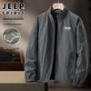 Мужская повседневная водонепроницаемая ветрозащитная куртка JEEP SPIRIT с воротником-стойкой Осень-Зима
