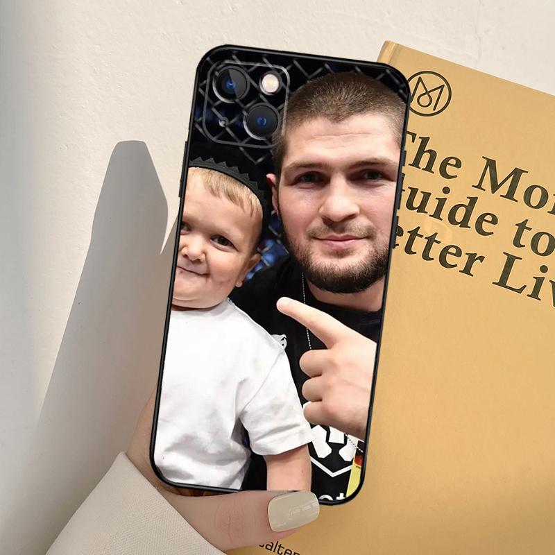 Забавный чехол Hasbulla для iPhone 13 14 Pro Max 11 12 Mini 6S 7 8 Plus SE 2020 2022 X XR XS MAX, чехол