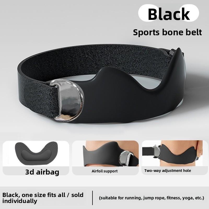 Professional Sports Running, Climbing, Knee Pad with Silicone Elastic Protection Strap, Cycling, Badminton Airbag, Adjustable Knee Brace