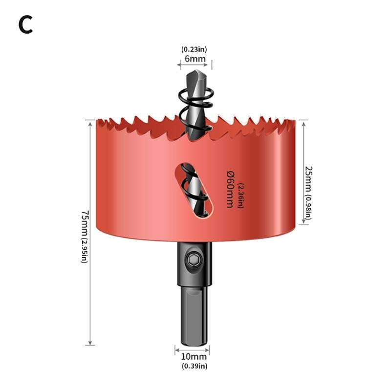 M42 Кольцевая пила Сверло Резак для металла железа пластика дерева ПВХ доски гипсокартона деревообрабатывающий инструмент для сверления отверстий столярный инструмент