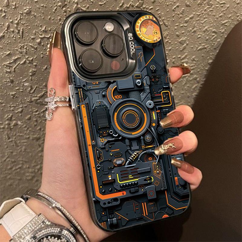 Чехол для телефона с кибернетической печатной платой для iPhone 16 15 14 13 12 11 Pro Max XS X XR 7 8 Plus Mini SE 2020 2022 Ударопрочный Funda