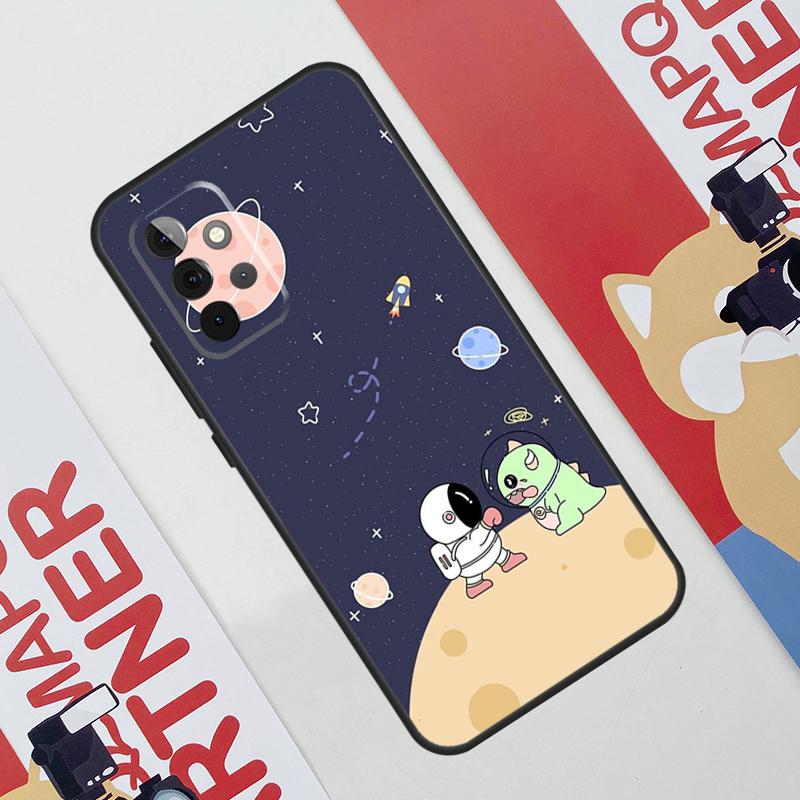 Cute galaxy Astronaut Case For Samsung Galaxy A34 A54 A14 A56 A36 A16 A06 A13 A53 A12 A22 A32 A52 A35 A17 A15 A55