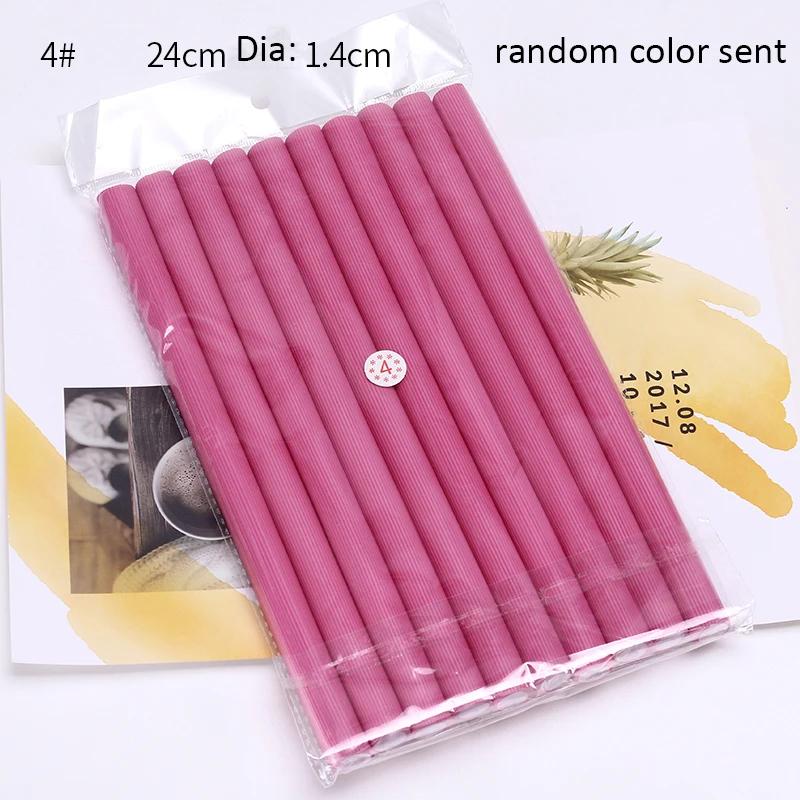 10 шт. гибкие щипцы для завивки волос, бигуди для волос, мягкая пена, изгибающиеся кудри, гибкие ролики, инструменты для укладки волос, валик для волос без нагрева