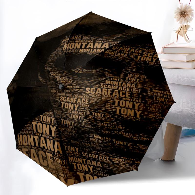 Power Ambition Scarface Folding umbrella Umbrella Suitable for all seasons light Gift outdoor