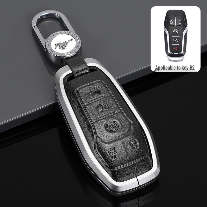 Metal Protective Key Shell for 2015-2017 Ford Mustang - Unisex Design