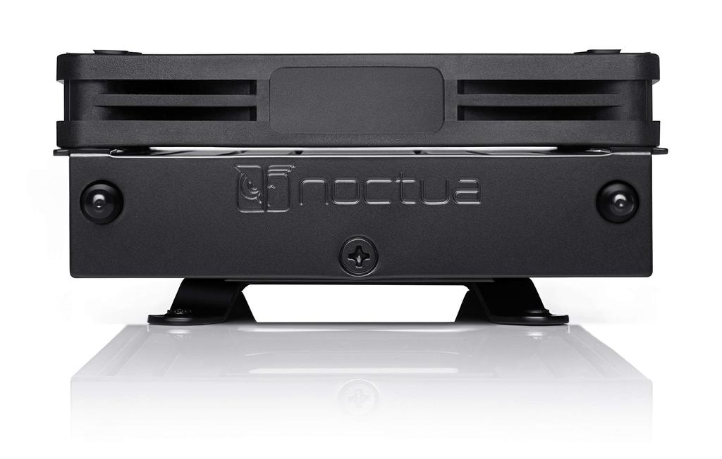 Noctua Height 37mm AMD AM5 Compatible Premium Low Profile CPU Cooler NH-L9a-AM5 Chromax.black, (black)