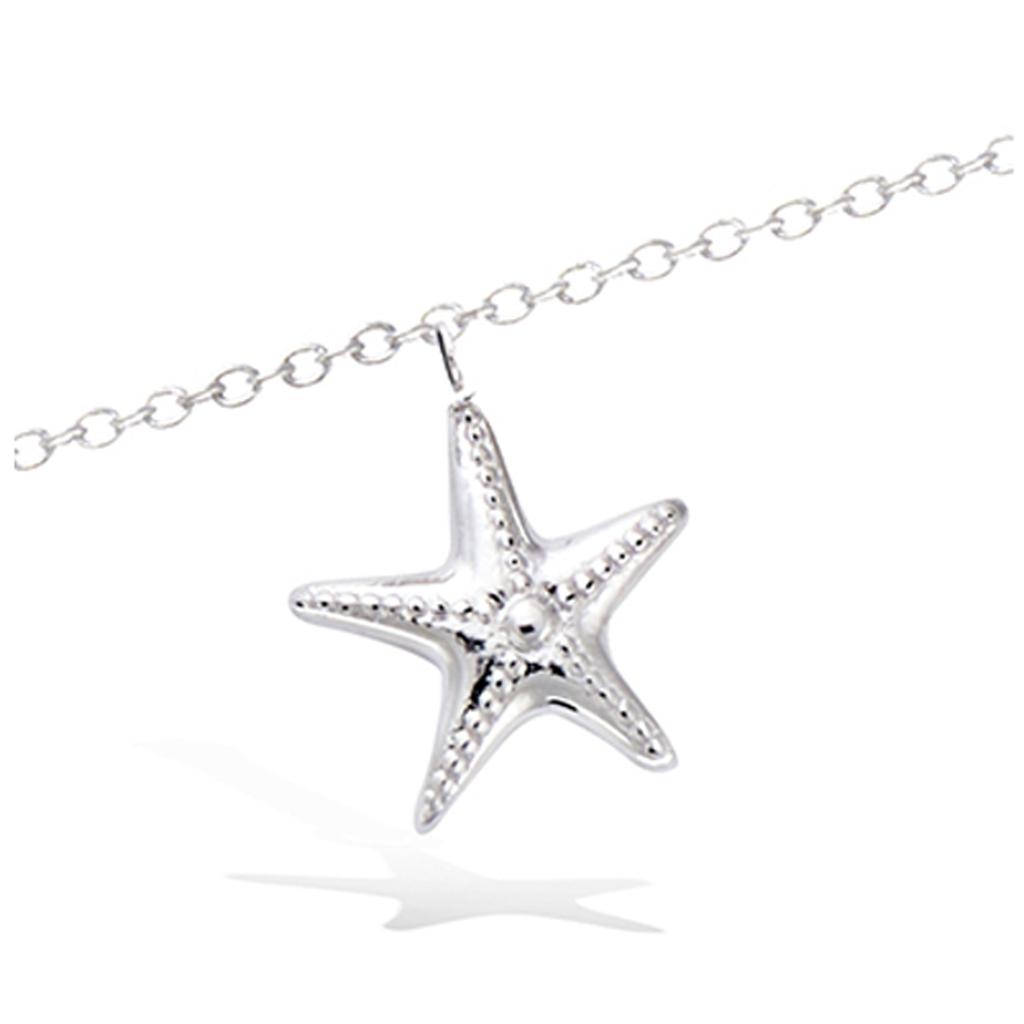 Les Trésors De Lily [R3866] - Silver 'Star of the Seas' Silver Bracelet (rhodium) - 12 Mm