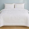 Polyester (Anti-Allergen) Duvet Eco Line BIANCO №1301 100% Cotton, 100% Polyester Filling. All Seasons.