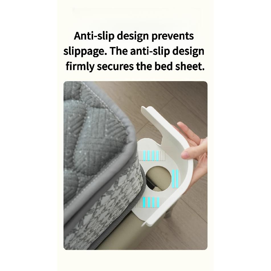 Bed Sheet Fixer Anti-Slip Non-Slip No-Movement Bed Sheet Bed Skirt No Needle Clip Invisible Buckle Bed Cover Fixer