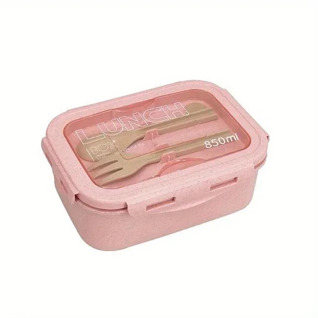 1 Портативный ланч-бокс для микроволновой печи Здоровый Bento-бокс без BPA Кухонный контейнер для еды Ланч-бокс Домашние аксессуары