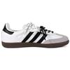 Adidas Originals SAMBA OG White Noise, Double Shoelace Deconstruction German Army Trainers Unisex Black White B75806(Team1664-)